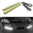 thumbnail image 3 of 2pcs White 12V LED Strip DRL Daytime Running Lights Fog COB Car Lamp Waterproof, 3 of 10