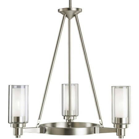 

Kichler 2343 Circolo 3 Light Single 22 Wide Chandelier - Nickel