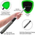 thumbnail image 5 of STORGENER Windshield Cleaner Tool, Extendable Handle Car Interior & Exterior Window Cleaning Tool with 4 Reusable Microfiber Pads, Auto Glass Wiper Brush Kit for Cars, Green, 5 of 7