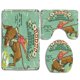 thumbnail image 1 of Juego de alfombra de baño ABPHQTO Retro rodeo Cowgirl en Bull Campeonato anual Vintage 3 piezas, 1 of 2