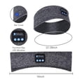 thumbnail image 2 of Auriculares con diadema musical Bluetooth Sleep Sports, color gris, 2 of 6