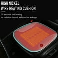 thumbnail image 4 of JeashCHAT Heated Car Seat Cushion, 12V Portable Car Heating Pad Back Massager, Heating And Ventilation Function Winter Driving, 4 of 9