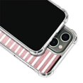 thumbnail image 2 of Skinit Stripes Pink and White Stripes iPhone 14 Pro Clear Case, 2 of 4