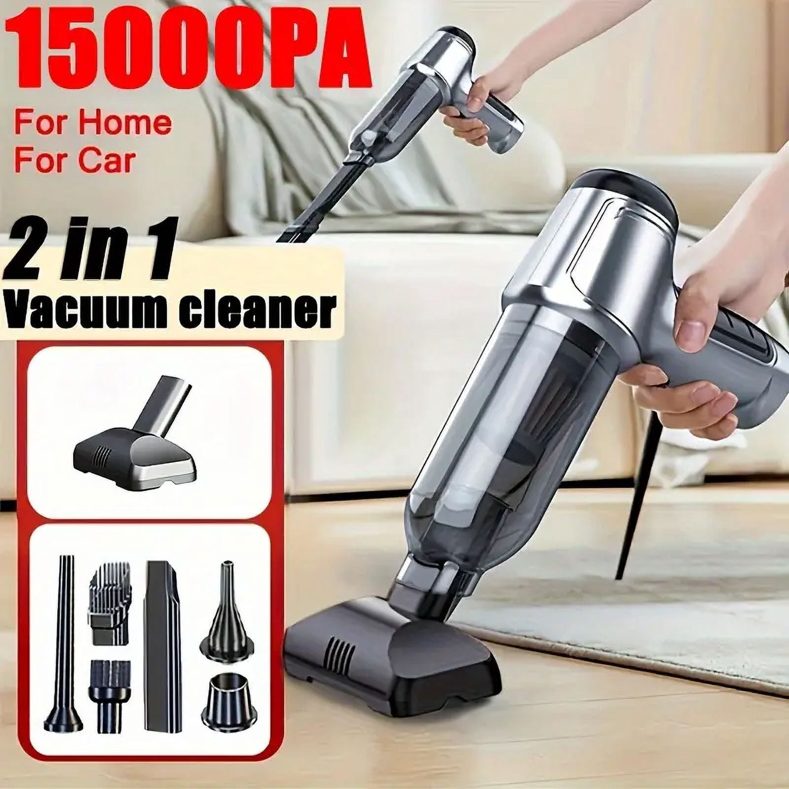 Vacuum Cleaner 95000PA Wireless Handheld Vacuum Cleaner Home Appliance Car Vacuum Cleaner Wireless Handheld Car Vacuum Vacuuming And Blow 2 IN 1