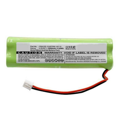 Batteries N Accessories BNA-WB-H7261 Emergency Lighting Battery - Ni-MH, 4.8V, 2000 mAh, Ultra High Capacity Battery - Replacement for Lithonia CUSTOM-145-10 Battery