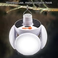 thumbnail image 4 of 2 in 1 Folding Solar Lamp with Remote Control High Brightness Garage Folding Bulb for RV-adventures, 4 of 5