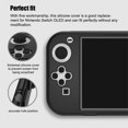 thumbnail image 3 of Sidaley Funda blanda de silicona resistente al calor Protector antiarañazos con ranuras para tarjetas de juego cubierta Shell marco consola de juegos Videojuegos y accesorios Negro, 3 of 6