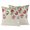 Red Beige, variant on Christmas Balls Outdoor Pillow Covers 16"x16" Set of 2,Waterproof Throw Pillow Covers for Patio Furniture,Red Green Xmas Botanical Poinsettia Rustic Decorative Cushion Pillowcases for Garden Sofa