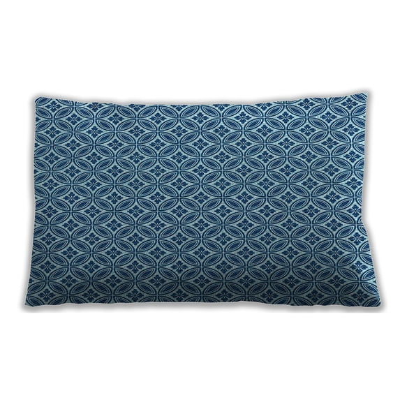 Ahgly Company Outdoor Rectangular Contemporary Lumbar Throw Pillow, 13 inch by 19 inch