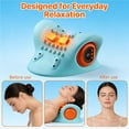thumbnail image 4 of Massage Tools 4 in 1 Neck & Shoulder Massager with Heat & Comfortable Stretching Portable Adjustable Intensity Long Battery Life for Daily Relaxation Work Stress Home Or Massage Roller Handheld Devic, 4 of 8