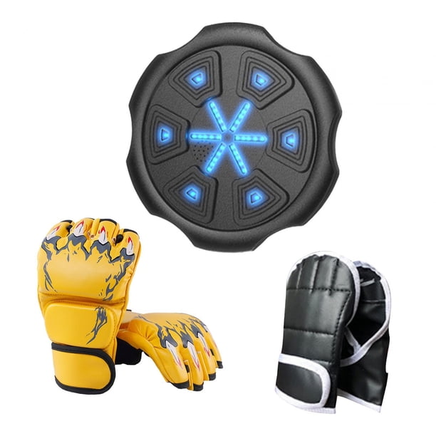 Máquina de boxeo DYNWAVEMX con música electrónica y guantes para niños y adultos 40cm x 40cm