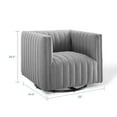 thumbnail image 3 of Conjure Tufted Swivel Upholstered Armchair by Modway, 3 of 10