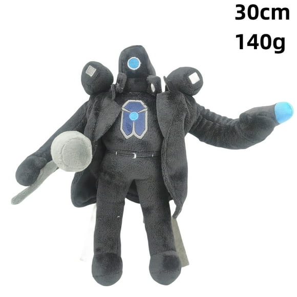 Peluche Homme Toilette - Peluche Titan Cameraman Améliorée - Peluches Homme Toilette - Objets de Collection pour Enfants et Fans 30cm Meilleur Cadeau pour Amis Enfants Adultes Cadeaux d'Anniversaire