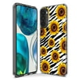 thumbnail image 3 of MUNDAZE LG K51 White Zebra Sunflowers Polkadots Double Layer Phone Case Cover, 3 of 5