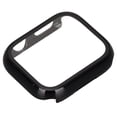 thumbnail image 2 of Estuche protector para reloj con protector de pantalla de vidrio templado de cobertura total HD para IWatch Series 7 2021 41 mm negro, 2 of 12