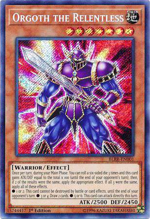 YuGiOh Battles of Legend: Relentless Revenge Secret Rare Orgoth the ...