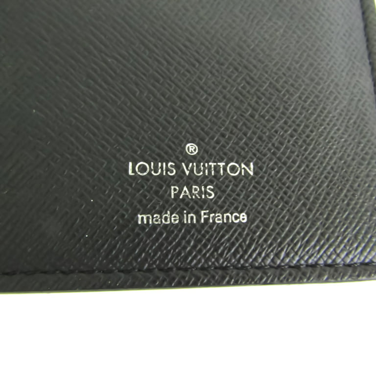 Authenticated used Louis Vuitton EPI Brazza Wallet M66542 Men's EPI Leather Long Wallet (Bi-Fold) Noir, Size: (HxWxD): 19cm x 9.5cm x 2cm / 7.48'' x