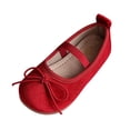 thumbnail image 3 of Viluyesy Girls’ Spring Summer Flat Shoes – Soft Sole English Style Formal and Casual Dress Shoes for Everyday Wear and Special Occasions Red Size 7, 3 of 10