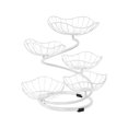 thumbnail image 1 of Cesta de frutas de 5 niveles, moderna, de gran capacidad, resistente, para ahorrar espacio en el mostrador. cesta blanca 5, 1 of 9