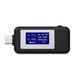thumbnail image 2 of Probador USB, voltímetro digital de CC, medidor de corriente de voltaje USB C, negro, 2 of 8