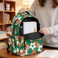 thumbnail image 5 of FKELYI Fire Soccer Green Print Kids Backpack Lightweight School Bookbag for Boys Girls Elementary Casual Daypack with Side Pockets for Primary School Backpacks Travel Bag, 5 of 7