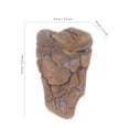 thumbnail image 4 of FENGGUIQU Real Meteorite Specimen Collectible Decor for Science Classrooms 3Pcs, 4 of 6