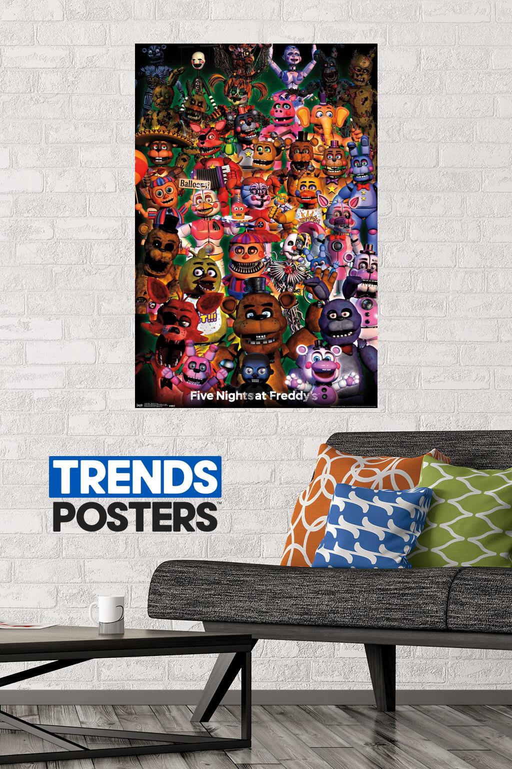Five Nights at Freddy's - Ultimate Group Wall Poster, 22.375" x 34"