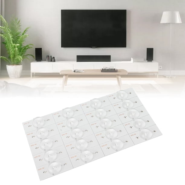 TV Beads de Lámpara de Lente Óptica, Cuentas de Lámparas SMD REDONDAS DE 3V DE AMPLIO RANGO CAN CABLE PARA Televisores DE 32-65 Pulgadas