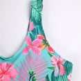 thumbnail image 4 of ASFGIMUJ Kids Swimsuits Girls 2 Piece Sports Floral Print Bikini Split Beach Suit Baby Bathing Suit Girl,Size 12 Years, 4 of 5