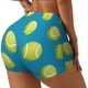 thumbnail image 1 of Balery Ball Tennis Pantalones cortos de entrenamiento estampados para mujer, sin costuras, ajustados, para gimnasio, yoga, correr, deportes, ejercicio activo, fitness.-X-Large, 1 of 8