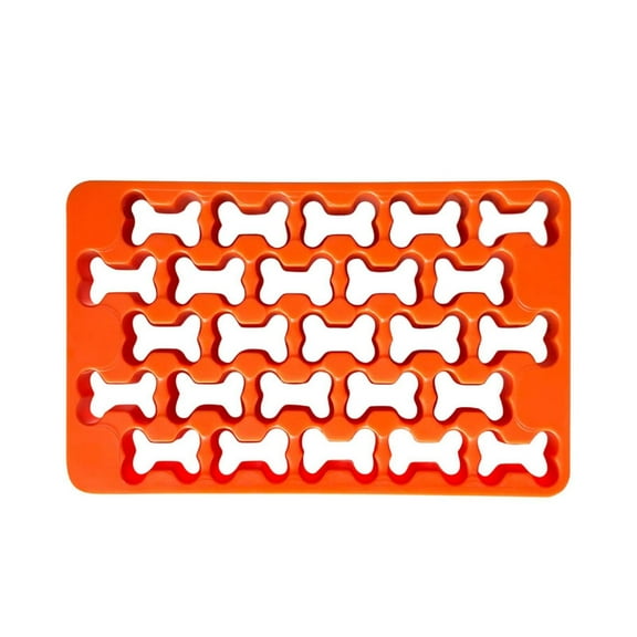 Miyuadkai 25-Grid Bone Cookie Cutter, 25 Cavity Mini Dog Bone Cookie Cutter Mini Plastic Bone Cutter for Tiny Bone Shaped Foods Cookies, 1*Cookie Cutter