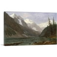 thumbnail image 1 of ARTCANVAS Canadian Rockies Lake Louise 1889 Canvas Art Print by Albert Bierstadt - Size: 26" x 18" (1.50" Deep), 1 of 9