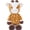 Tiger-Orange, variant on MaoGoLan 27.5" Sloth Stuffed Animal Rainbow Horn Light Blue Sloth Plush Toy