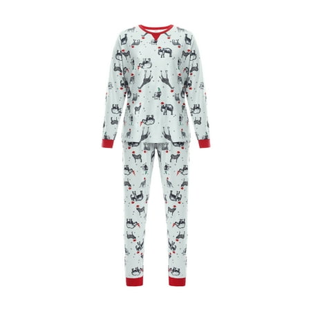 

Liliz Family Matching Pajamas Set Adult Kids Animal Print Sleepwear