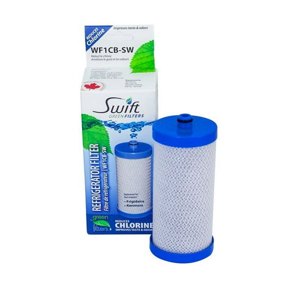 Swift Green Filters SGF-WF1CB Replacement Water Filter for Frigidaire WFCB,WF1CB, 240394501, NGRG-2000, RF-100- 1 Pack