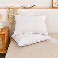 thumbnail image 3 of Move Over White Pillowcases King, Zipper Closure Pillow Cover Set of 2, Microfiber Pillow Cases, 2 Pack, 3 of 7