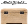thumbnail image 3 of BRIGHTFUFU 10Pcs Tiny Hinges For Crafts Dark Brown Iron Rectangular Vintage Style Smooth Opening, 3 of 6