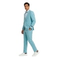 thumbnail image 2 of Tazzio Skinny Fit Shawl Lapel 2 Piece Spring Suit Set Includes Bowtie, 2 of 3