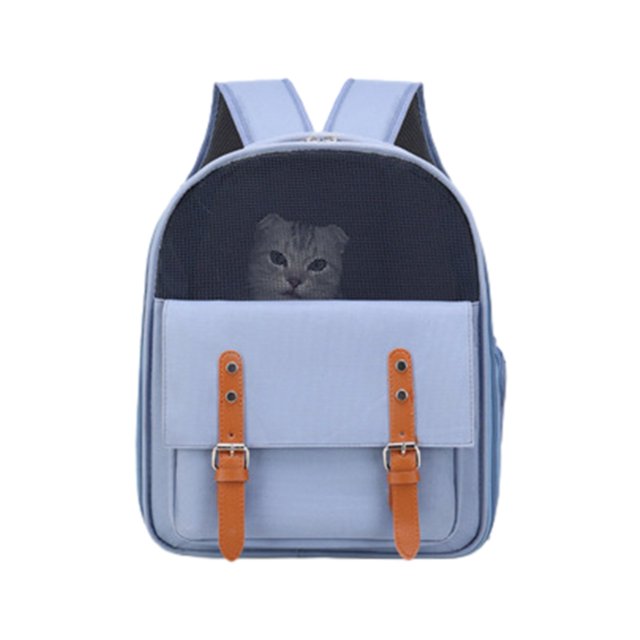 CSChome Oxford Cloth Bag Pet Backpack Big Space Comfortable Large Opening Design Breathable Outing Portable Outdoor