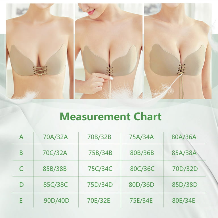 Skin Tone Adhesive Bra Invisible Adhesive Strapless Push Up Backless  Reusable Silicone Covered Nipple Bra