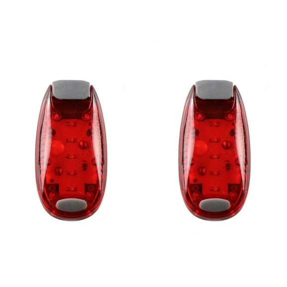 HIBIBUD LED Safety Lights,5 Super Bright LED Bulbs Clip on Strobe Running Lights,Versatile Usage Scenarios Tail Lights