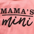 thumbnail image 6 of Newborn Baby Girl Mama's Mini Clothes Sweatshirt Hooded Top Pullover Pants 3PCS Outfit Set, 6 of 9