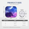 thumbnail image 3 of Daiia Dreamy Colorful Starry Sky 2PCS Car Windshield Sun Shade, Foldable Sun Shield for Car Front Window, Auto Sun Blocker Visor Protector Universal for Truck SUV Pickup-Medium, 3 of 7