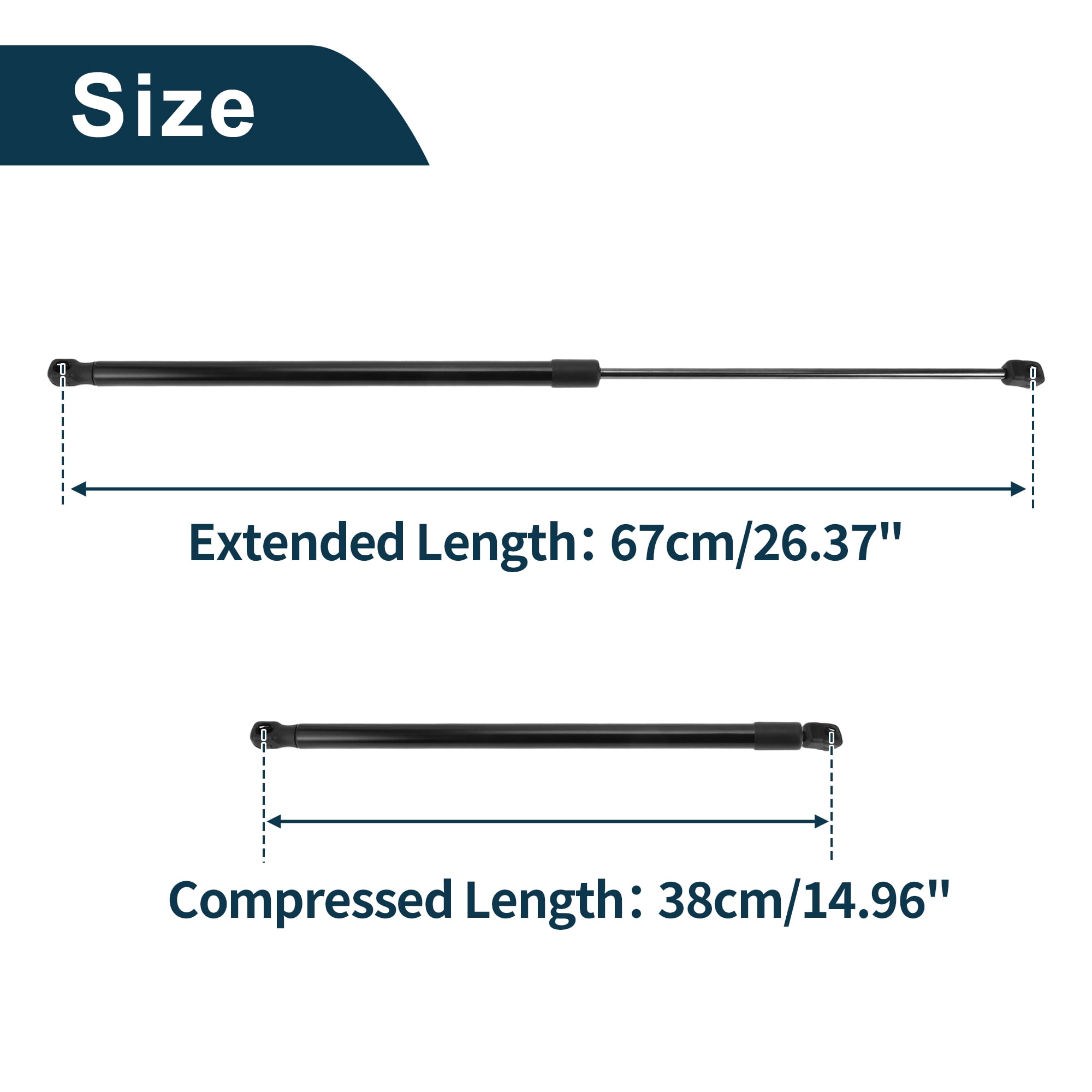 Unique Bargains Lift Supports for Kia Optima 2011-2015 Front Hood Gas Spring No.811612T000
