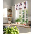 thumbnail image 6 of Happy Birthday Window Valance Curtain Colorful Balloons Rod Pocket Short Curtain for Living Room, Bedroom & Kitchen Window Decor 42x18in, 6 of 8