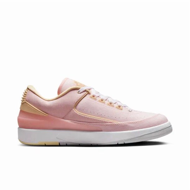 Ni - ke Ni - ke Air Jordan 2 Retro Low Seersucker Pink Vanilla White DX6930-600 Men's 13