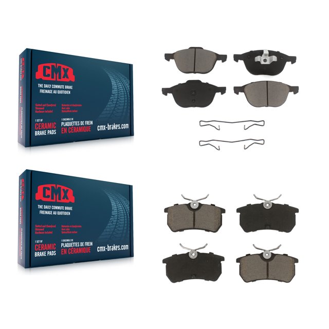 CMX Front Rear Ceramic Brake Pads Kit for Car Ford Focus KCX-100089