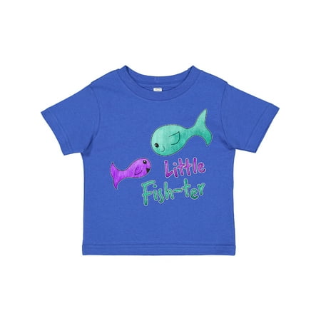 

Inktastic Little Fish-ter- Cute Fish Sisters Gift Toddler Toddler Girl T-Shirt