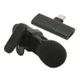 (2Pack) Wireless Lavalier Lapel Microphone Noise Reduction Mini Clip On Microphone Live