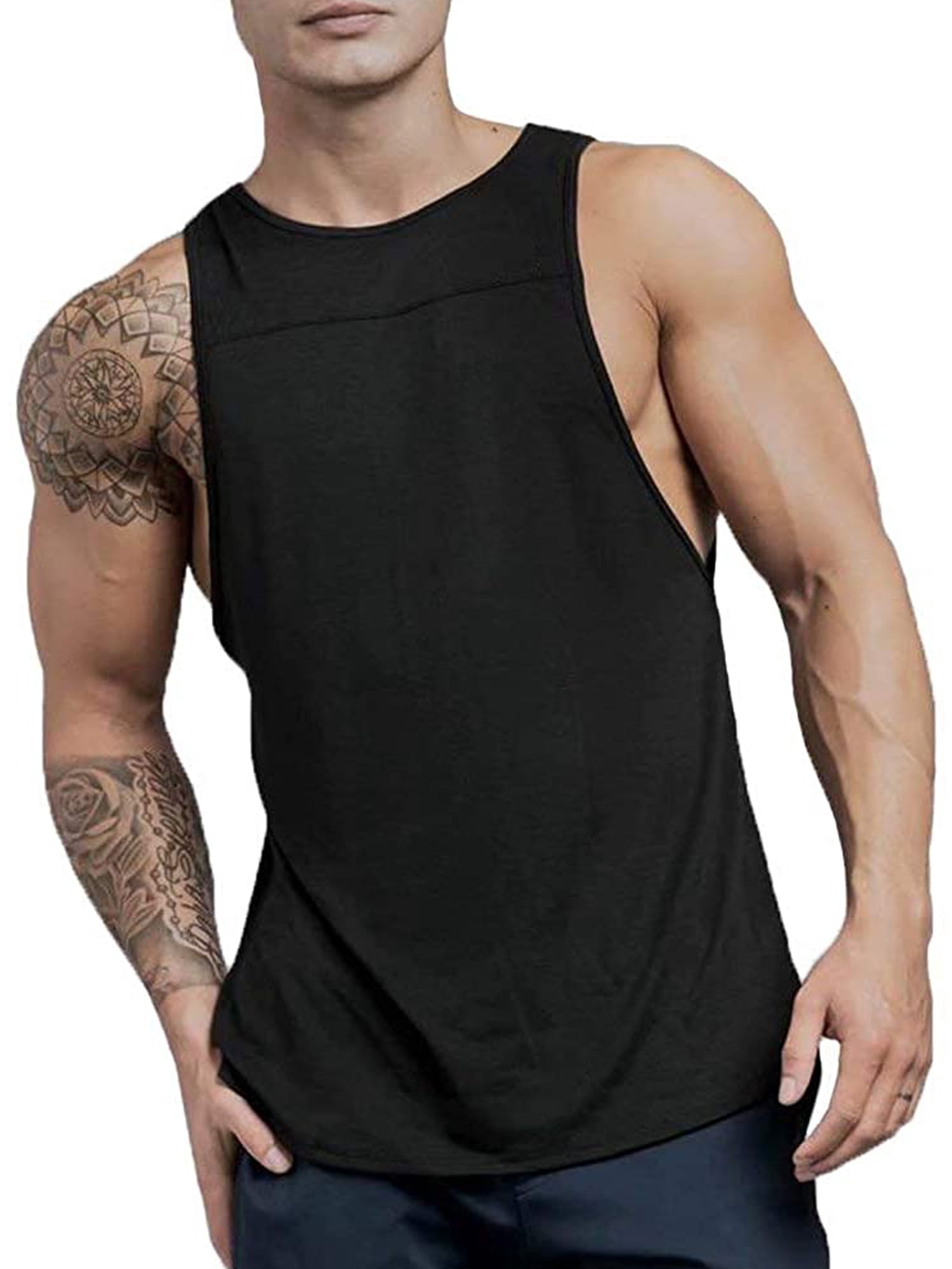 Mens Muscle Gym Workout Tank Tops 